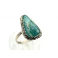 Кольцо амазонит 14*23мм