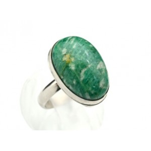 Кольцо с амазонитом 14*20мм