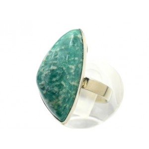 Кольцо амазонит " Грация " 14*30мм