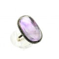 Кольцо с аметистом "Овал" 22*32мм, .