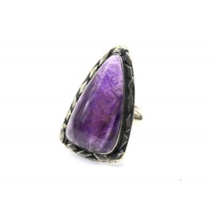 Кольцо аметист 26*41мм