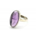 Кольцо аметист "Овал" 12*20мм.