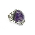 Кольцо аметист 27*31мм. Кольцо аметист 27*31мм.