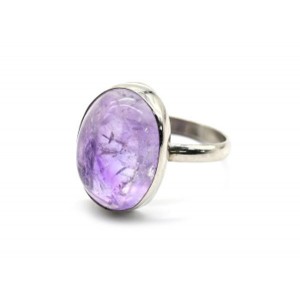 Кольцо аметист "Овал" 13*18мм