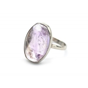 Кольцо из аметиста 15*22мм