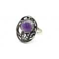 Кольцо аметист 20*26мм.
