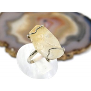 Кольцо цитрин 13*22мм