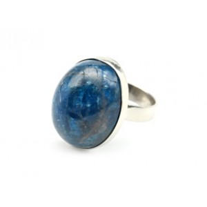 Кольцо апатит "Овал" 19*24мм