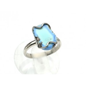 Кольцо из бирюзы 10*14мм