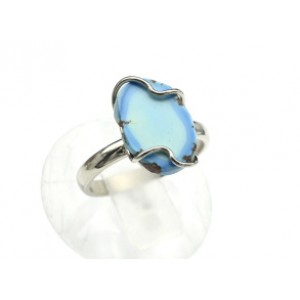 Кольцо из бирюзы 10*15мм