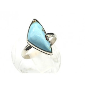 Кольцо с бирюзой "Грация" 10*19мм