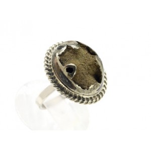 Кольцо с аммонитом 20*23мм