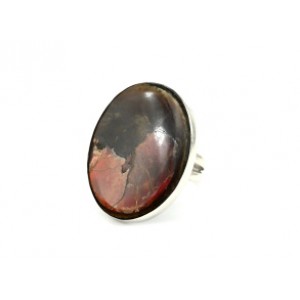 Кольцо аммонит "Овал" 28*34мм