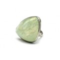 Кольцо с пренитом "Грация" 23*27мм