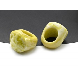 Большой перстень из жадеита Овал 25*30мм