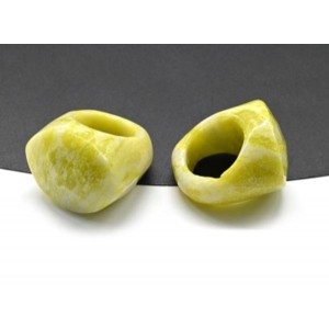 Большой перстень из жадеита Рис 23*30мм