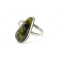 Кольцо змеевик "Капля" 9*21мм