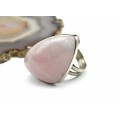 Кольцо с розовым кварцем "Грация" 24*34мм Кольцо с розовым кварцем "Грация" 24*34мм
