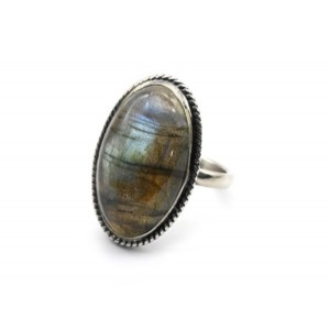 Кольцо лабрадор "Овал" 19*29мм