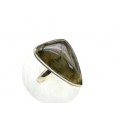Кольцо с лабрадором "Грация" 14*23мм, .