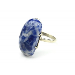 Кольцо лазурит 13*25мм