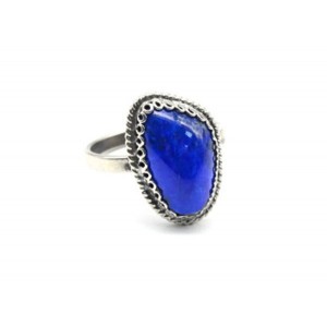 Кольцо лазурит "Грация" 12*17мм