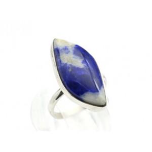 Кольцо лазурит 13*26мм