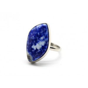 Кольцо лазурит 14*24мм