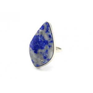 Кольцо лазурит 19*32мм