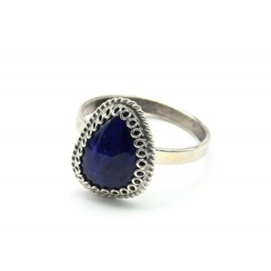 Кольцо лазурит "Грация" 13*16мм