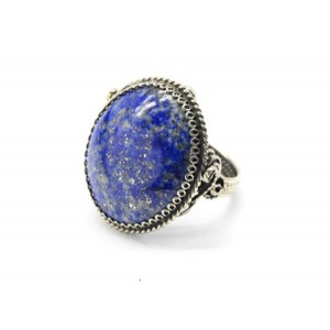 Кольцо лазурит 24*28мм