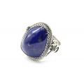 Кольцо лазурит "Грация" 18*24мм