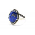 Кольцо лазурит "Грация" 14*19мм Кольцо лазурит "Грация" 14*19мм