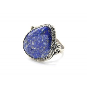 Кольцо лазурит "Грация" 25*28мм