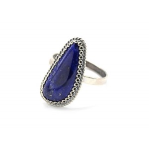 Кольцо лазурит "Грация" 12*24мм Кольцо лазурит "Грация" 12*24мм