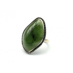 Кольцо нефрит 23*34мм, .