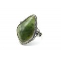 Кольцо нефрит "Грация" 25*34мм