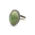 Кольцо нефрит "Овал" 14*19мм