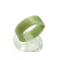 Кольцо из нефрита, ширина 6мм