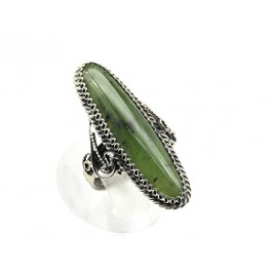 Кольцо нефрит 12*40мм
