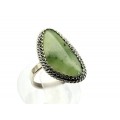 Кольцо нефрит "Грация" 13*24мм