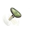 Кольцо нефрит "Грация" 11*21мм Кольцо нефрит "Грация" 11*21мм
