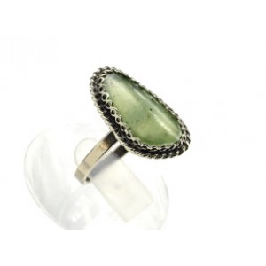 Кольцо нефрит "Грация" 11*21мм