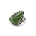 Кольцо нефрит "Грация" 14*28мм