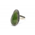 Кольцо нефрит "Грация" 13*22мм