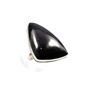 Кольцо обсидиан радужный "Грация" 23*36мм Кольцо обсидиан радужный "Грация" 23*36мм