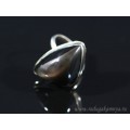 Кольцо обсидиан радужный "Грация" 18*28мм