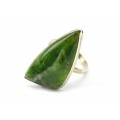 Кольцо опал зеленый "Грация" 16*32мм