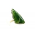 Кольцо опал зеленый (хромопал) "Грация" 14*27мм Кольцо опал зеленый (хромопал) "Грация" 14*27мм