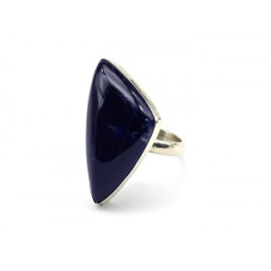 Кольцо из содалита "Грация" 17*32мм